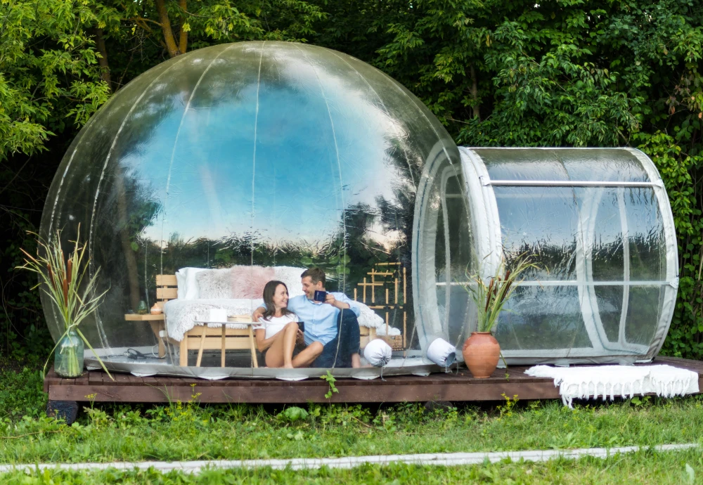 bubble tent picnic